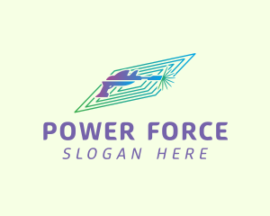 Power Washer Spray logo design
