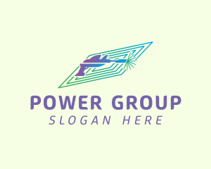 Power Washer Spray logo design