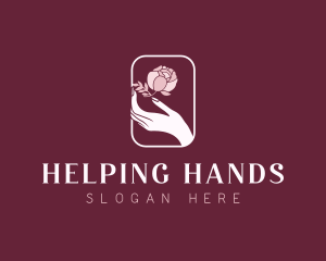 Hands - Flower Hands Beauty logo design