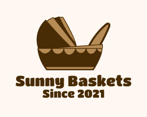 Baby Carriage Basket logo design