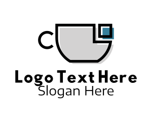 Cubism Coffee CUp Logo