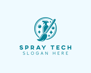 Sprayer - Mop Sprayer Cleaning Tool logo design