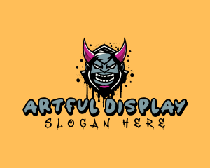 Demon Graffiti Art logo design