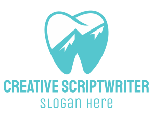 Dental Mountain Tooth logo design