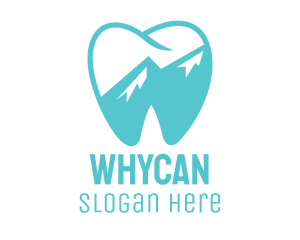 Orthodontics - Dental Mountain Tooth logo design