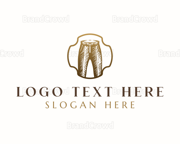 Trouser Fashion Pants Logo