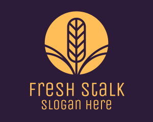 Bakery Wheat Stalk  logo design