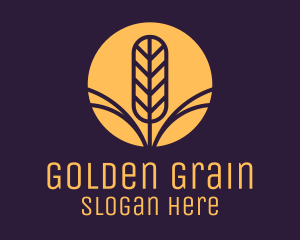 Wheat - Bakery Wheat Stalk logo design