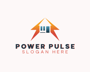 Volt - Lightning Bolt Power House logo design