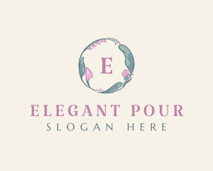 Elegant Chic Floral logo design