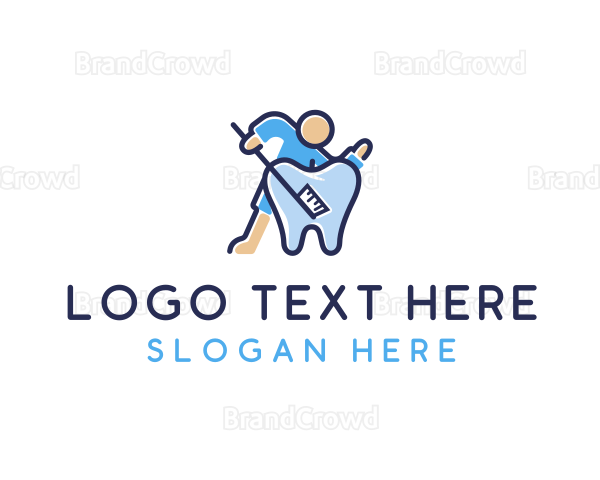 Dental Hygiene Toothpaste Logo