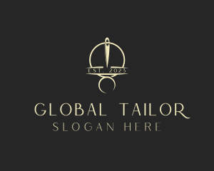 Needle Fashion Tailoring logo design