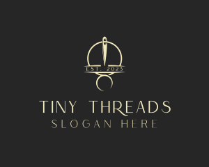 Needle Fashion Tailoring logo design