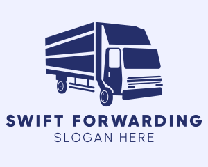 Box Truck Delivery logo design