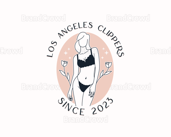 Sexy Woman Lingerie Logo