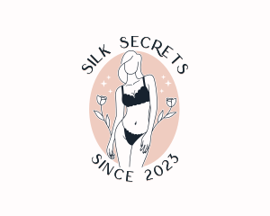 Sexy Woman Lingerie logo design