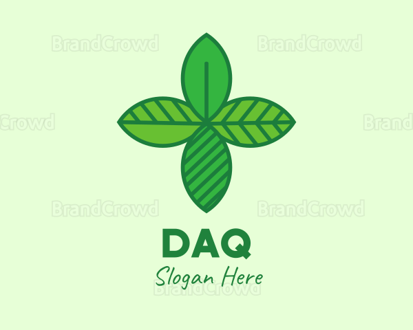 Green Ecology Leaves Logo