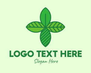 Clinic - Green Ecology Leaves logo design