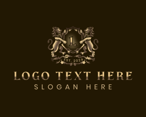 High End - Premium Lion Crest logo design