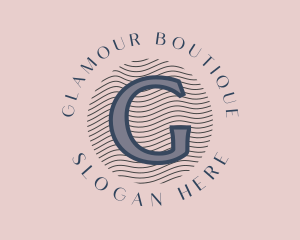 Glamour - Lifestyle Beauty Store logo design