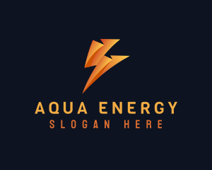 Lightning Electric Energy logo design