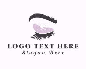 Beauty Vlogger - Eyebrow Eyelash Salon logo design