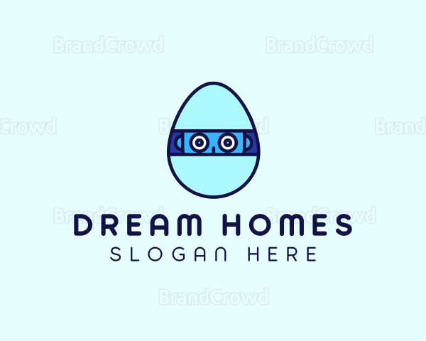 Egg Robot Toy Logo