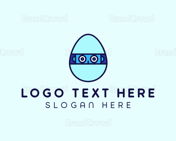 Egg Robot Toy Logo