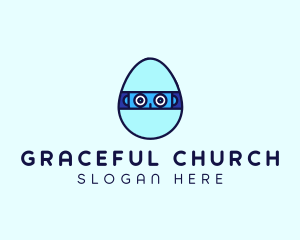 Toy Store - Egg Robot Toy logo design