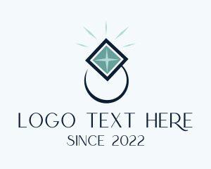 Luxury - Fashion Diamond Ring logo design