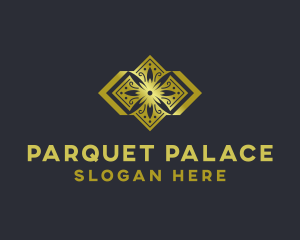 Parquet - Tile Pattern Flooring logo design