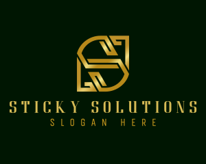 Premium Elegant Banking Letter S logo design