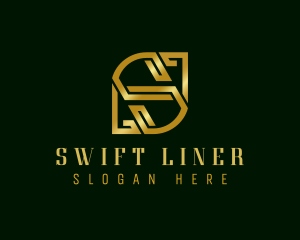 Premium Elegant Banking Letter S logo design