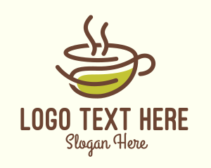 Tea Leaf - Organic Herbal Cup logo design