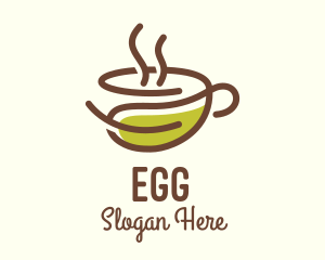 Coffee Cup - Organic Herbal Cup logo design