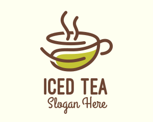 Organic Herbal Cup logo design