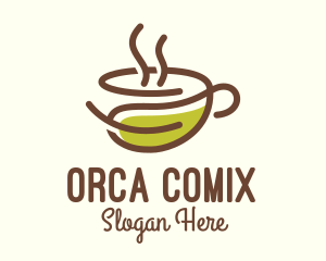 Tea Cup - Organic Herbal Cup logo design
