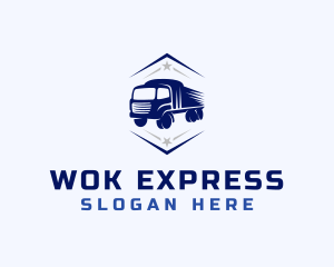 Express Delivery Truck logo design