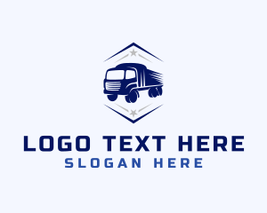 Frieght - Express Delivery Truck logo design