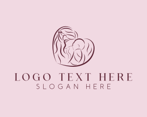 Maternity - Parenting Infant Childcare logo design