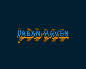 Urban Hiphop Mural  logo design