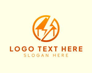 Thunderbolt - Home Lightning Power logo design