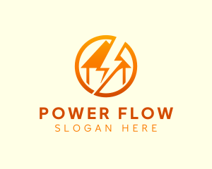 Home Lightning Power logo design