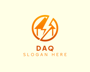 Energy - Home Lightning Power logo design