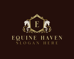 Royal Equine Crest logo design