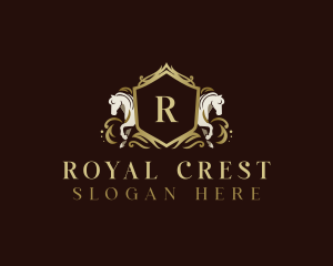 Royal Equine Crest logo design