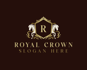 Royal Equine Crest logo design