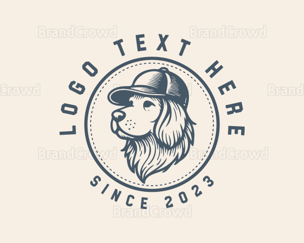 Labrador Dog Cap Logo