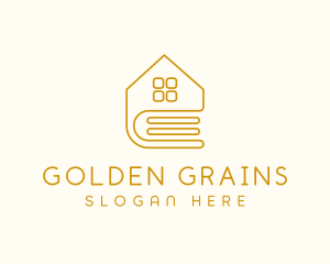 Golden Book House logo design