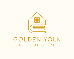 Golden Book House logo design